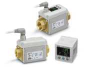 SMC3色顯示　電磁式數字式流量開(kāi)關(guān) LFE